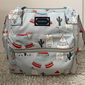 ⭐️Diaper Bag Multifunction Fashion by BEIKOU with Bears and Teepees